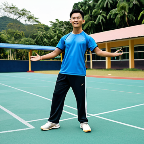 Sports Instructor**

A professional sports instructor, fully clothed in athletic attire, demonstrating proper form at a sports facility in Thailand. Focus on clear communication and safe training techniques. Perfect anatomy, natural pose, professional photography, safe for work, appropriate content, fully clothed, modest, family-friendly.

**