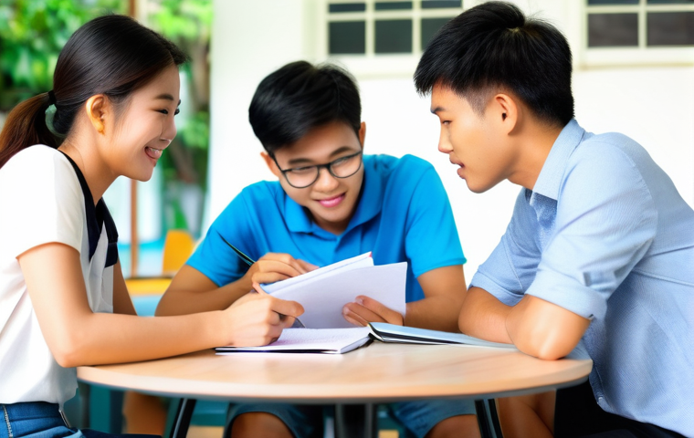 레저스포츠지도자 필기시험 고득점 노하우 - **Image Prompt:** "A determined young Thai man, approximately 20-25 years old, sits at a wooden desk...