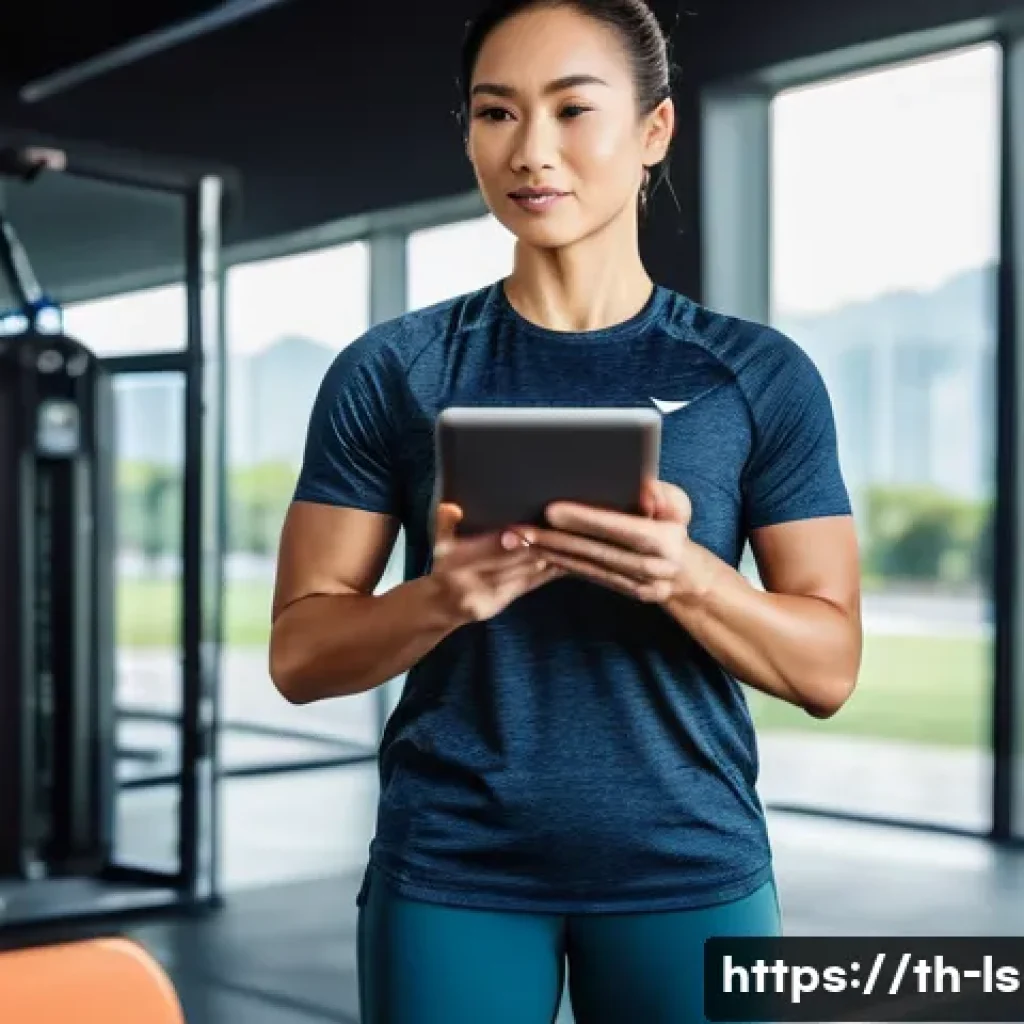 레저스포츠지도자 관련 학회 및 네트워킹 기회 - **Prompt:** A dynamic, modern Thai female sports coach, mid-30s, with a warm and professional expres...